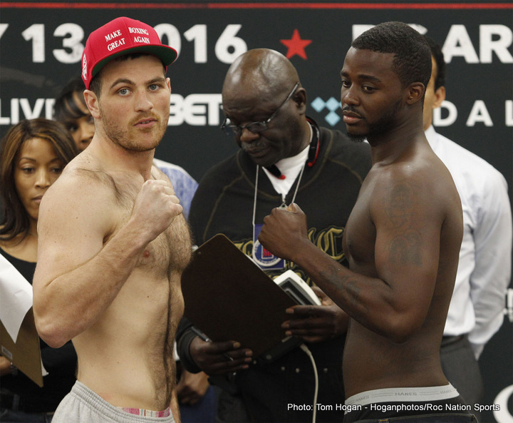 Boxing photo: Dusty Hernandez-Harrison image Dusty Hernandez-Harrison vs Mike Dallas Weigh-In Results