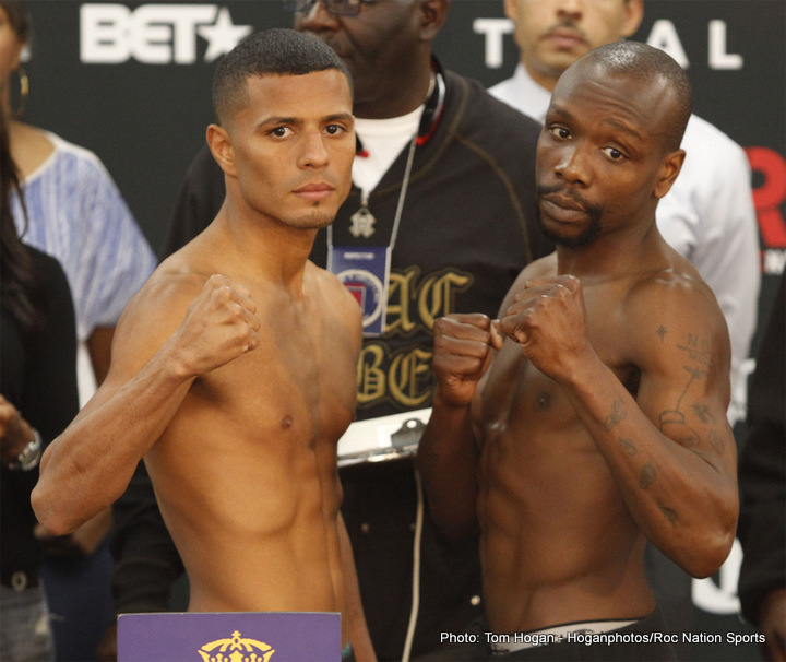 Boxing photo: Dusty Hernandez-Harrison image Dusty Hernandez-Harrison vs Mike Dallas Weigh-In Results