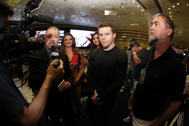 Canelo and Khan talk about Saturday's fight in Las Vegas