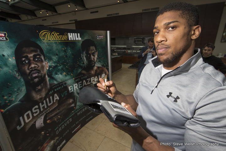 Anthony Joshua will fight November 26th, opponent and venue to be revealed soon says Hearn