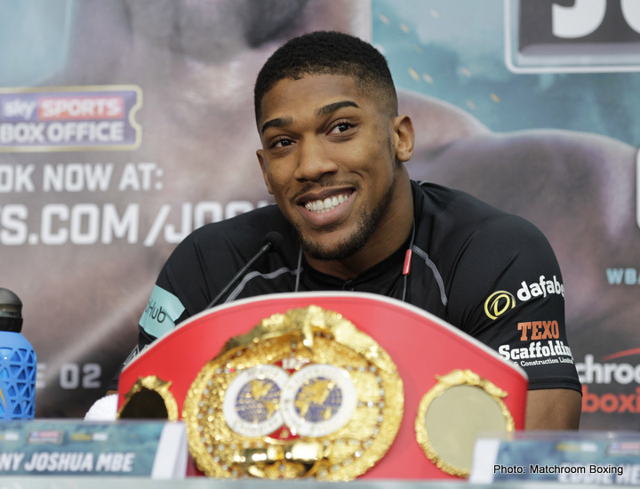 Anthony Joshua wants to be a WORLD champion, says he’d love to fight in Nigeria or Ghana