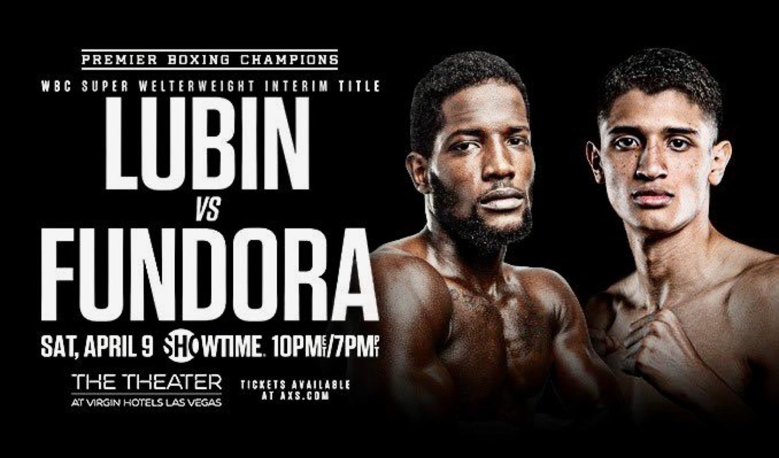 Lubin vs. Fundora this Saturday, April 9th on Showtime