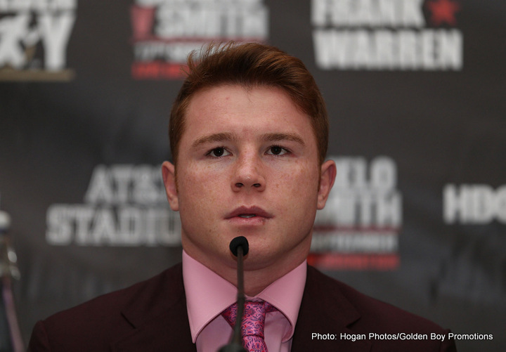 Canelo-Smith undercard quotes for 9/17