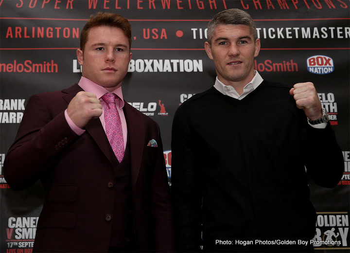 Warren compares Liam Smith’s challenge of Canelo to Hatton’s challenge of Tszyu