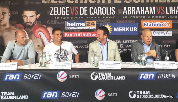 De Carolis vs Zeuge this Saturday in Berlin