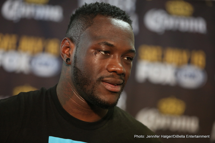 Deontay Wilder in nasty mood ahead of Arreola fight; says “it’s good to send opponents to the hospital once in a while”