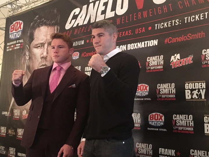 Canelo Alvarez vs. Liam Smith London press conference quotes