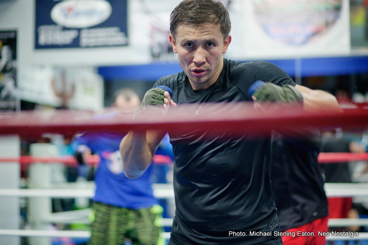 Weight a minute!....GGG says Brook is looking “huge;” expects an “interesting” fight