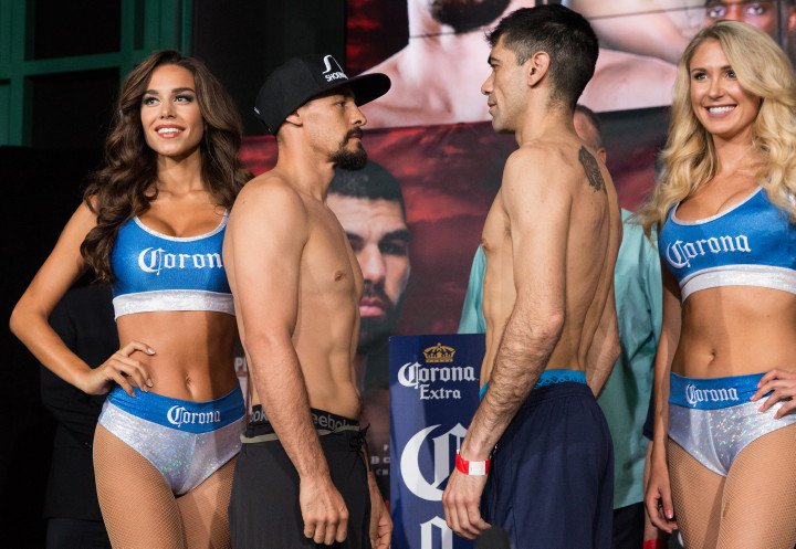 Guerrero-Peralta, Angulo-Hernandez, Gausha-Martinez Weigh-In