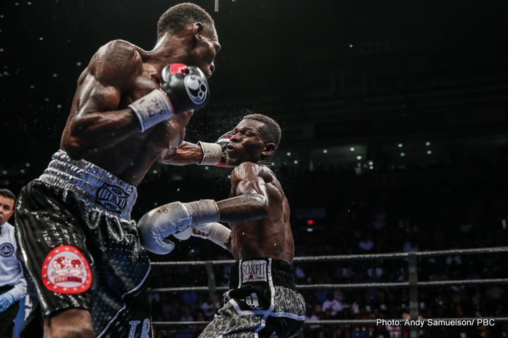 Boxing photo: Daniel Jacobs, Richard Commey, Robert Easter Jr., Sergio Mora image Results: Jacobs stops Mora; Easter Jr defeats Commey