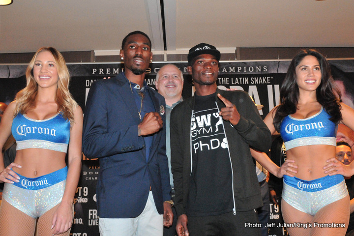 Boxing photo: Daniel Jacobs, Sergio Mora image Video: Daniel Jacobs vs. Sergio Mora Weigh-In