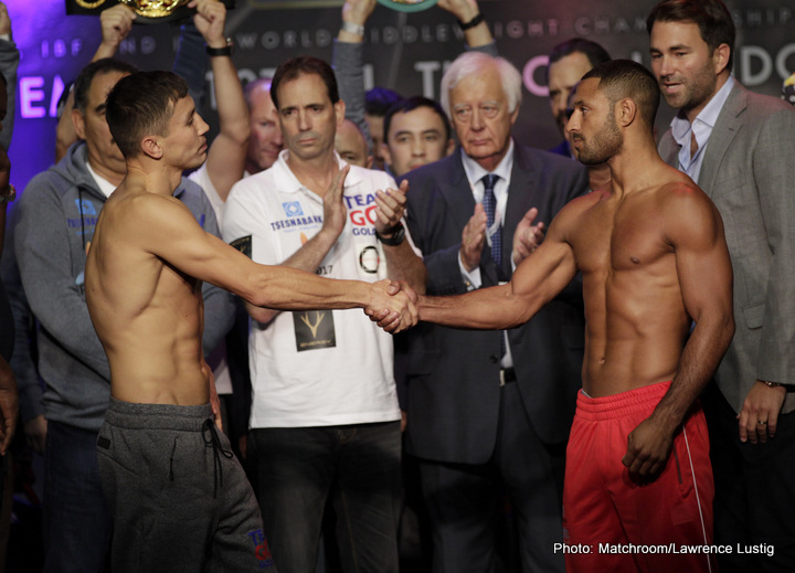 Gennady Golovkin vs. Kell Brook: Optical Illusion 