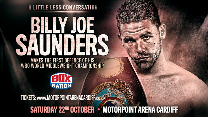 Billy Joe Saunders returns to the ring on Oct 22 vs Artur Akavov