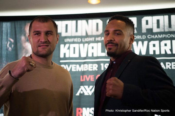 Kovalev ready for anything Ward brings