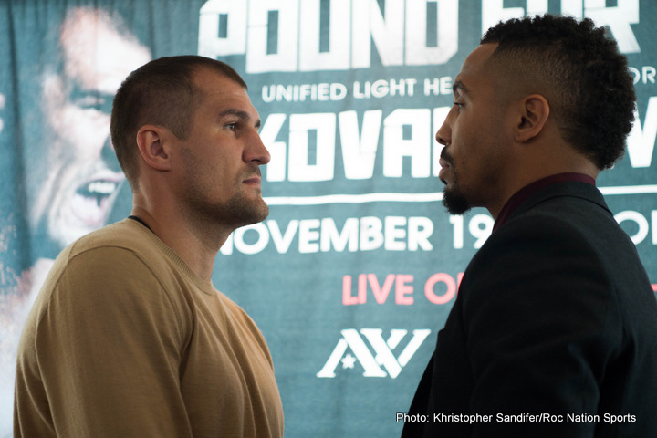 Kovalev vs. Ward full undercard