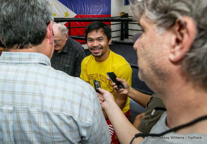 Pacquiao-Golovkin! “That's the biggest joke,” says Bob Arum - “How could anyone think I'd put Manny in with that beast!”