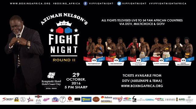 Azumah Nelson’s VIP Fight Night hits Accra again this Saturday