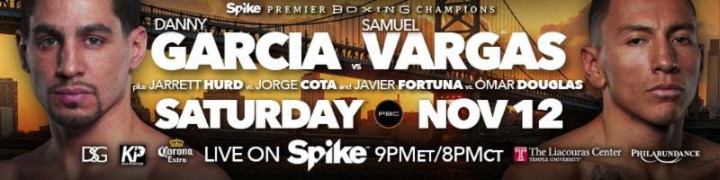 Danny "Swift" Garcia battles Samuel Vargas on November 12