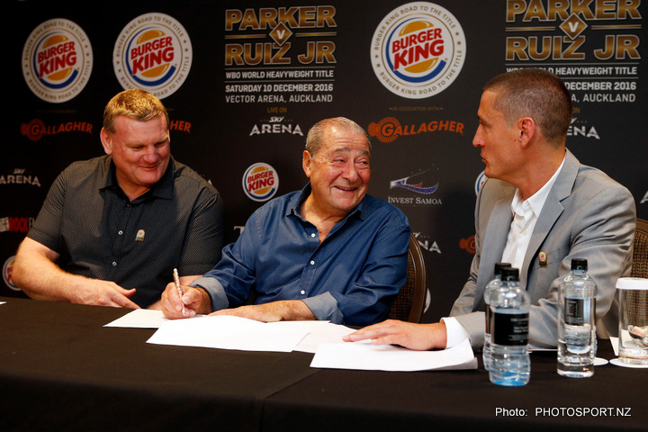 Boxing photo: Andy Ruiz, Joseph Parker image Joe Parker / Andy Ruiz Weigh-In Results - VIDEO