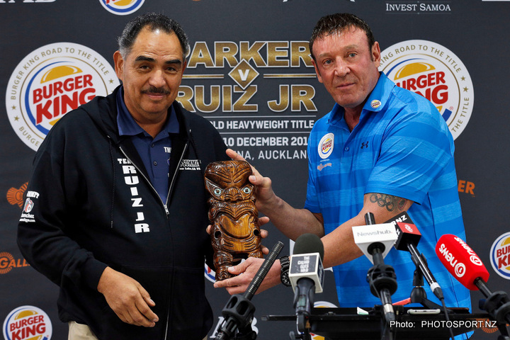 Boxing photo: Andy Ruiz, Joseph Parker image Joe Parker / Andy Ruiz Weigh-In Results - VIDEO