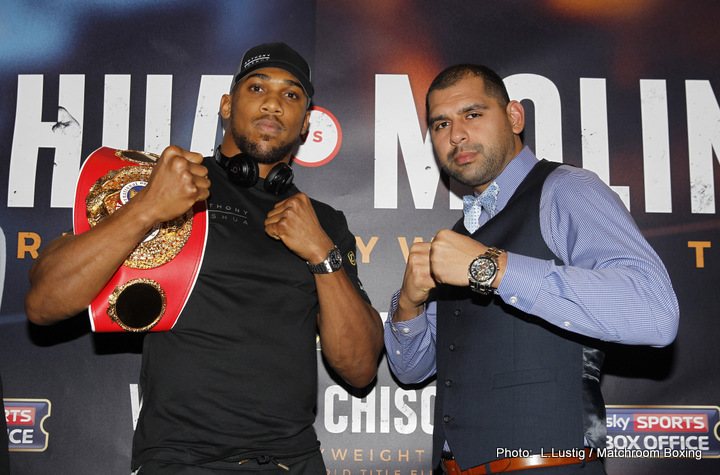 Anthony Joshua - Eric Molina Weigh-In Results