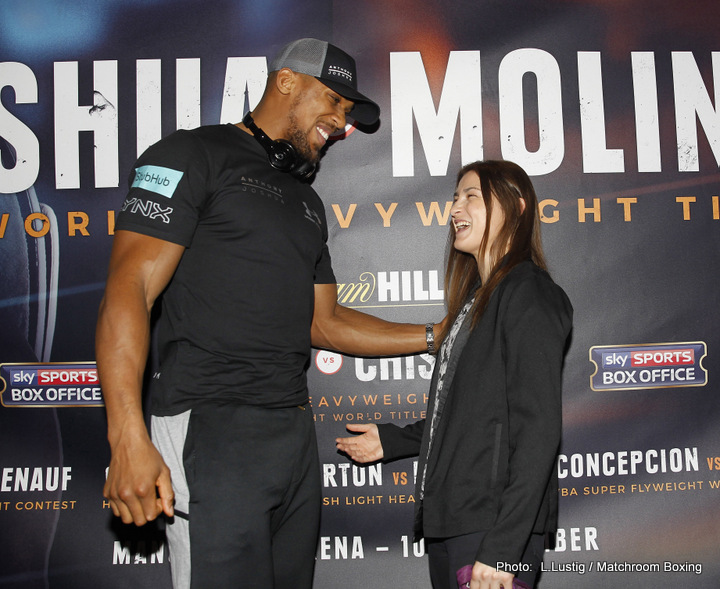 Anthony Joshua - Eric Molina Weigh-In Results