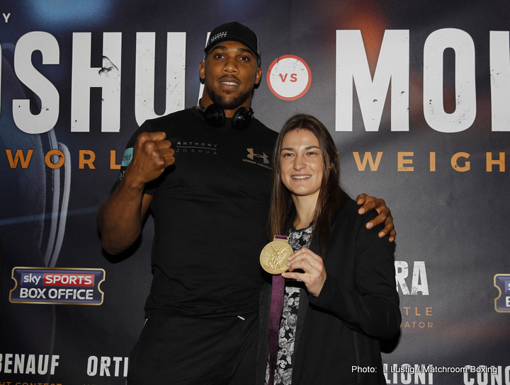 Anthony Joshua - Eric Molina Weigh-In Results