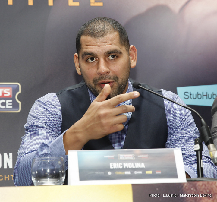 Anthony Joshua - Eric Molina Weigh-In Results