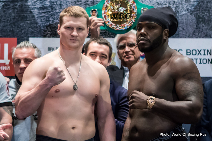 Watch: Povetkin vs Stiverne: Weigh-In Video