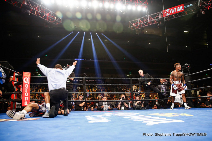 Jermall Charlo TKOs Julian Williams