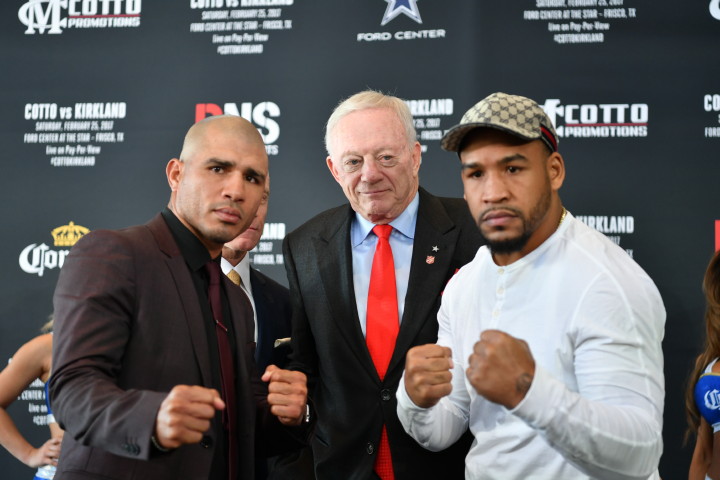 Cotto and Kirkland Press Conference in Dallas, TX