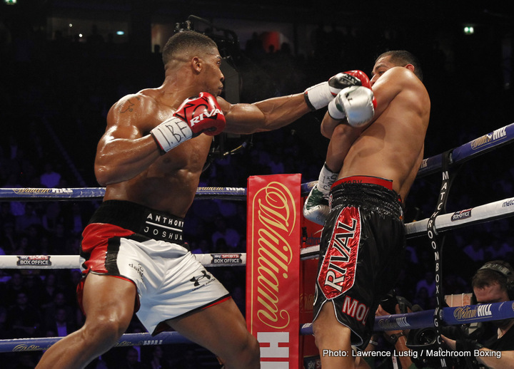 Results: Anthony Joshua slaughters Molina