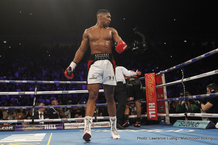 Results: Anthony Joshua slaughters Molina