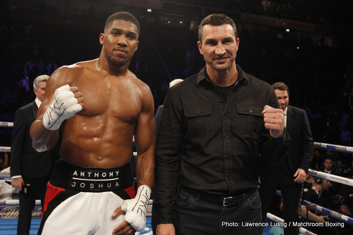 Joshua vs. Klitschko U.S. Television Rights Set for April 29 Blockbuster Boxing Event