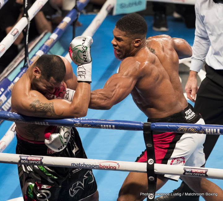 Results: Anthony Joshua slaughters Molina