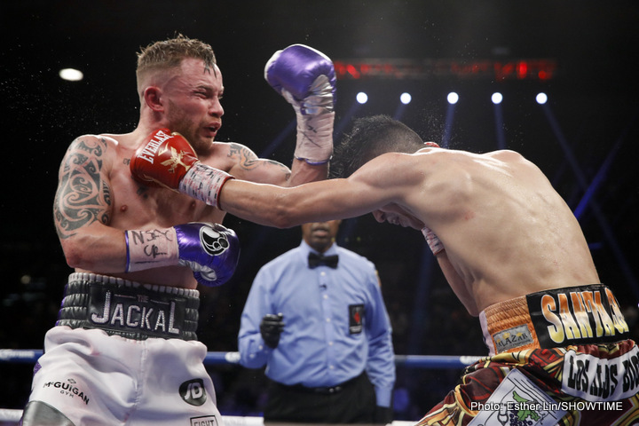 Leo Santa Cruz decisions Carl Frampton