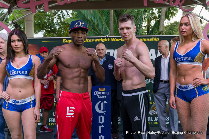 Erislandy Lara 154 vs Yuri Foreman 153.2 - Weights