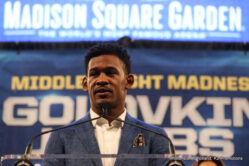HBO PPV: Gennady Golovkin vs Daniel Jacobs Press Conference Daniel Jacobs, Gennady Golovkin - Unified Middleweight World Champion (WBC, WBA, IBF, IBO) GENNADY “GGG” GOLOVKIN (36-0, 33 KO’s) and WBA Middleweight Champion and Mandatory Challenger DANIEL “THE MIRACLE MAN” JACOBS (32-1, 29 KO’s) hosted a massive contingent of Southern California media on Wednesday in Downtown Los Angeles to promote their highly anticipated showdown set for Saturday, March 18 at “The Mecca of Boxing”, Madison Square Garden. The championship event will be produced and distributed live by HBO Pay-Per-View beginning at 9:00 p.m. ET/6:00 p.m. PT.