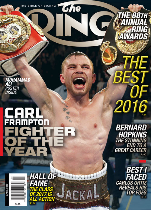 Carl Frampton named RING Magazine 2016 Fighter of the Year