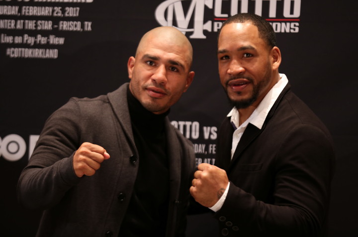Cotto vs. Kirkland quotes for Feb.25 fight