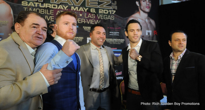 Canelo vs Chavez Jr. quotes for LA tour