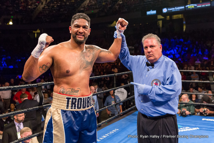 Deontay Wilder and Dominic Breazeale brawl caught on tape