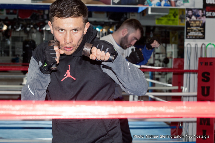 Gennady Golovkin Training Camp Photos