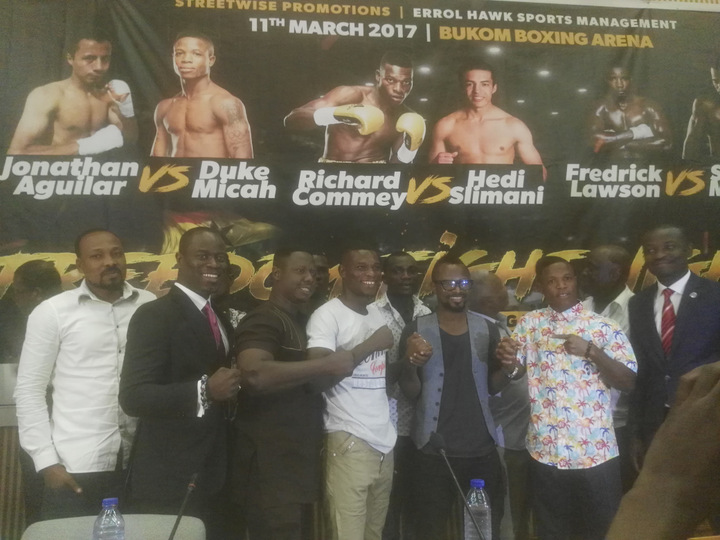 Commey, Lawson and Micah return on 'Freedom Fight Night' in Accra March 11