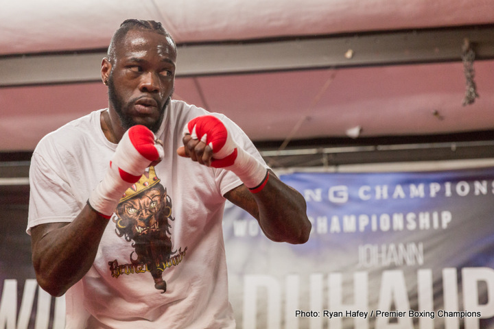 Deontay Wilder says he wants to see stiffer penalties introduced for drugs cheats before they “ruin the sport of boxing”
