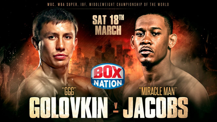 Golovkin, Jacobs Lands Exclusively Live On Boxnation