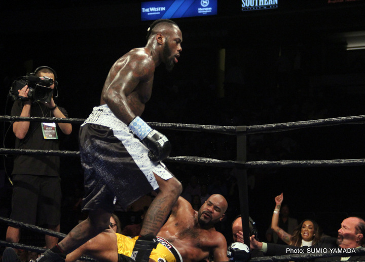 Wilder KOs Washington in the Fifth Round, Retains his WBC Title