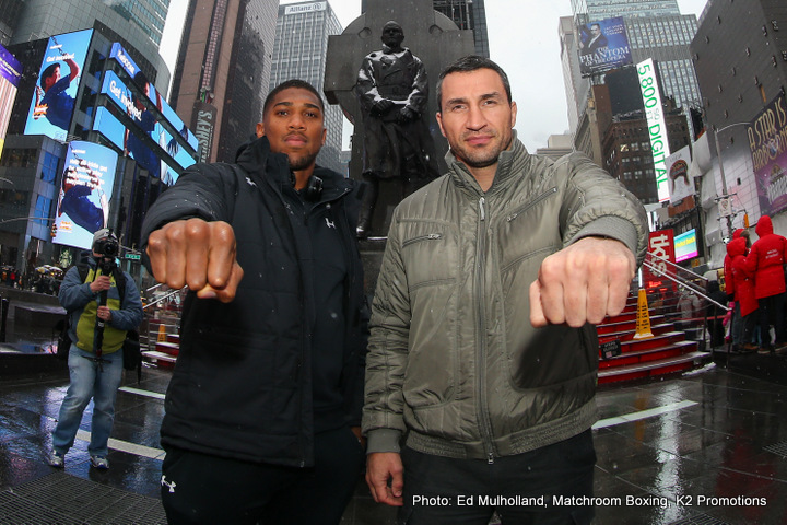 Klitschko says Joshua is basically a “copy” of himself, reveals he tried to sign AJ