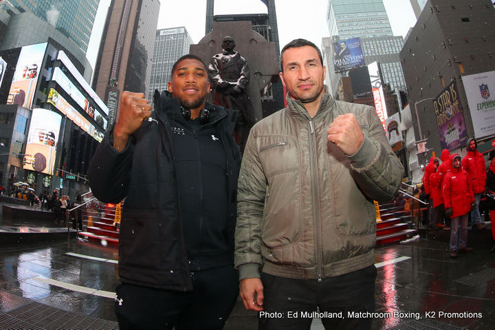 A Brief View On Anthony Joshua vs Wladimir Klitschko