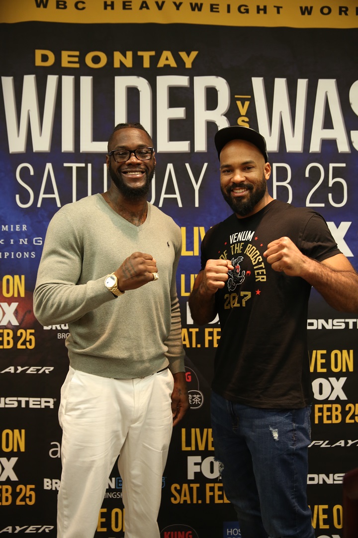 Wilder vs Washington: final press conference quotes